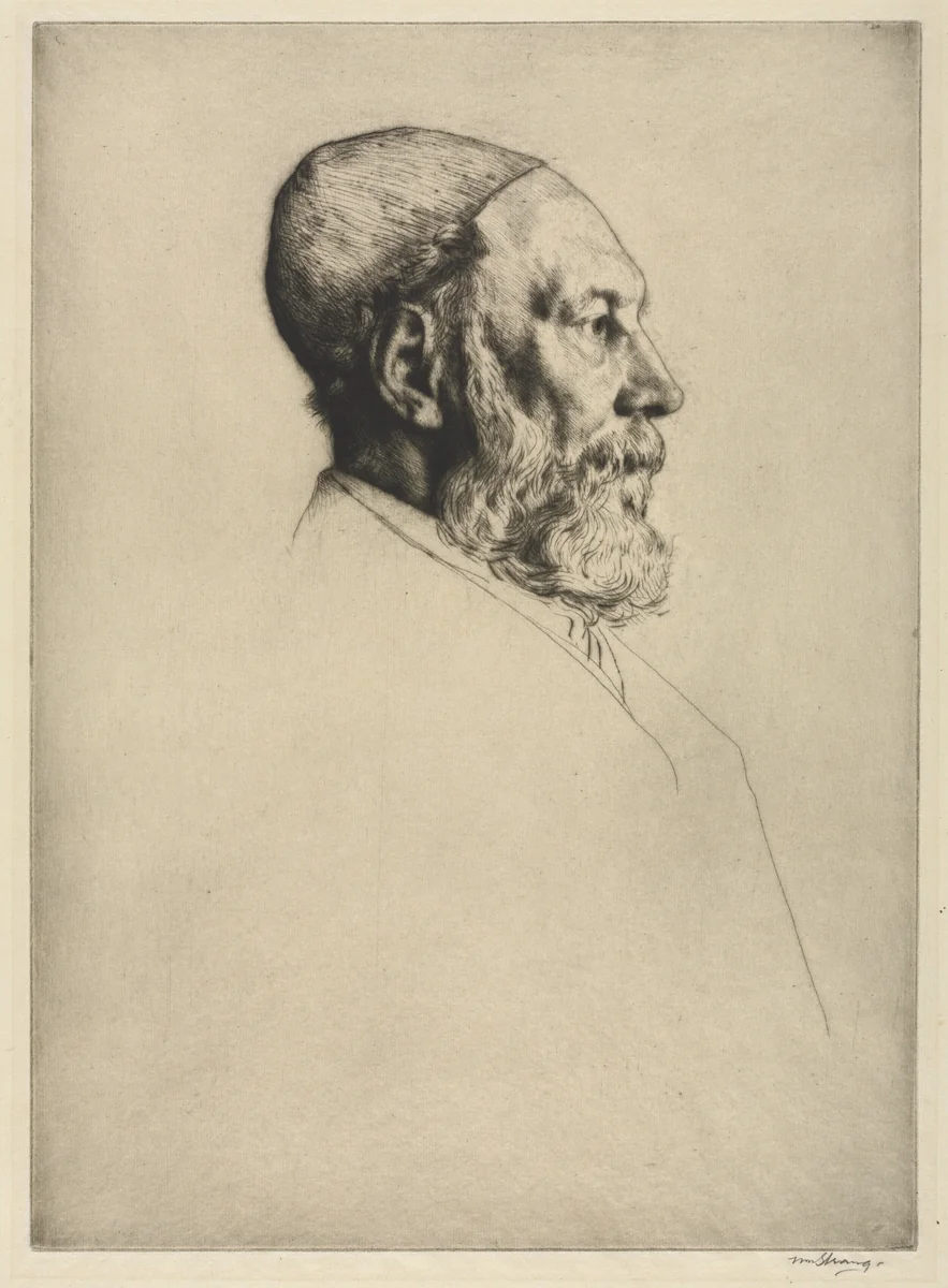 Frederick Goulding by William Strang, print, 1906