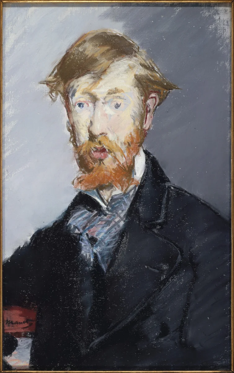 George Moore (1852–1933) by Edouard Manet, drawing, 1879