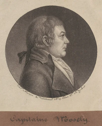 Joseph Mosely by Charles B. J. Févret de Saint-Mémin, print, 1796-1797