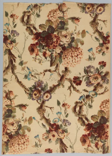 Piece by Stinton Bros., textile, 1851-1872