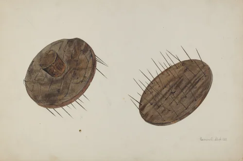 Apothecary's Pill Coater by Herman Stroh, index of american design, 1941