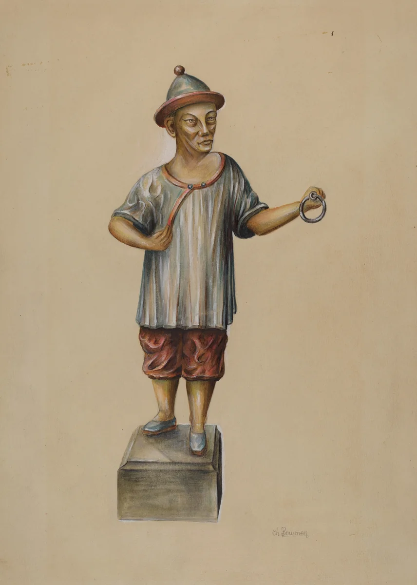 Hitching Post by Charles Bowman, index of american design, 1935-1942