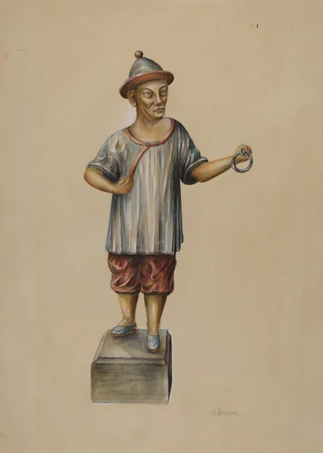 Hitching Post by Charles Bowman, index of american design, 1935-1942