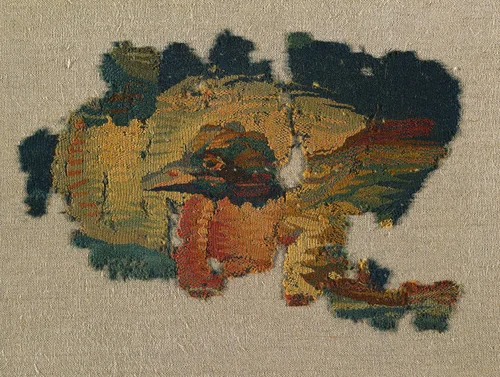Duck's Head from a Large Curtain by Unknown, textile, 200-299