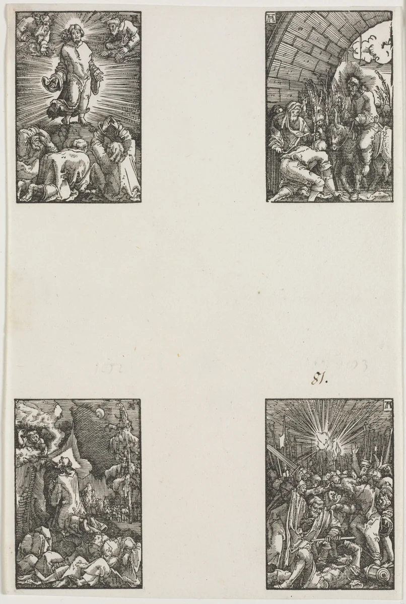 The Fall and Redemption of Man by Albrecht Altdorfer, print, 1510-1520