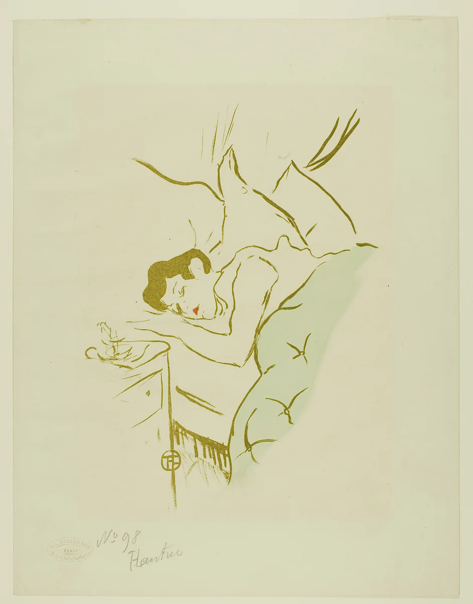 Your Mouth by Henri de Toulouse-Lautrec, print, 1893