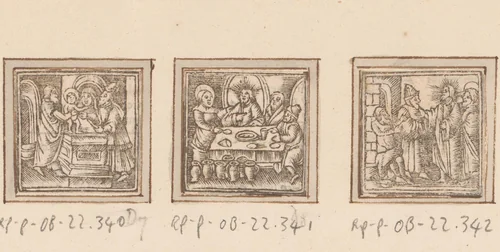 Bruiloft te Kana by anonymous, print, 1590