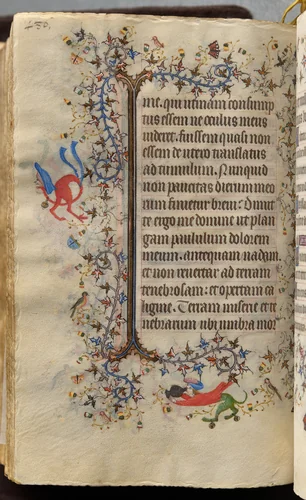 Hours of Charles the Noble, King of Navarre (1361-1425): fol. 237v, Text by Master of the Brussels Initials and Associates, book, 1400-1410