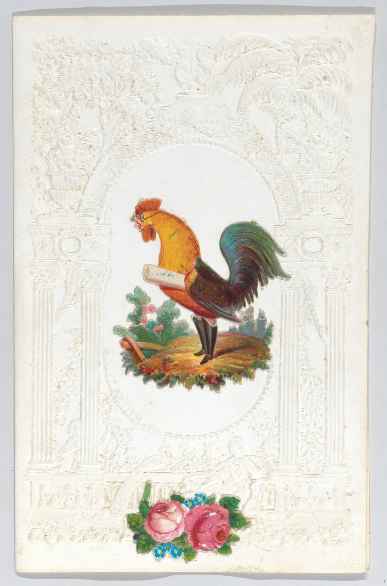 Valentine by anonymous, other, 1845-1875
