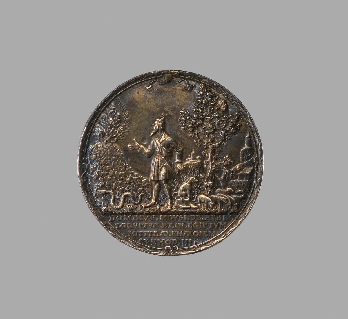 Moses and the Burning Bush and the Coming of the Three Kings by Hans Reinhart, metalwork, 1538