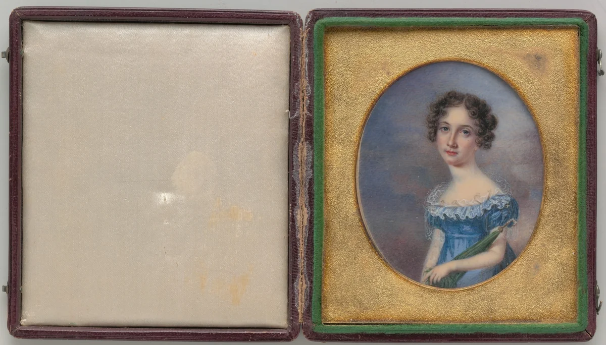 Sarah Ann Beck by Anna Claypoole Peale, artwork, 1818