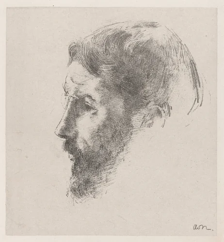Pierre Bonnard by Odilon Redon, print, 1900
