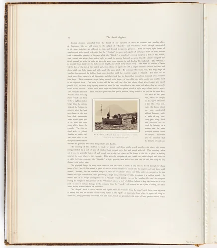 "Oomiak, or woman's boat" by George P. Critcherson, John L. Dunmore, William Bradford, photograph, 1869