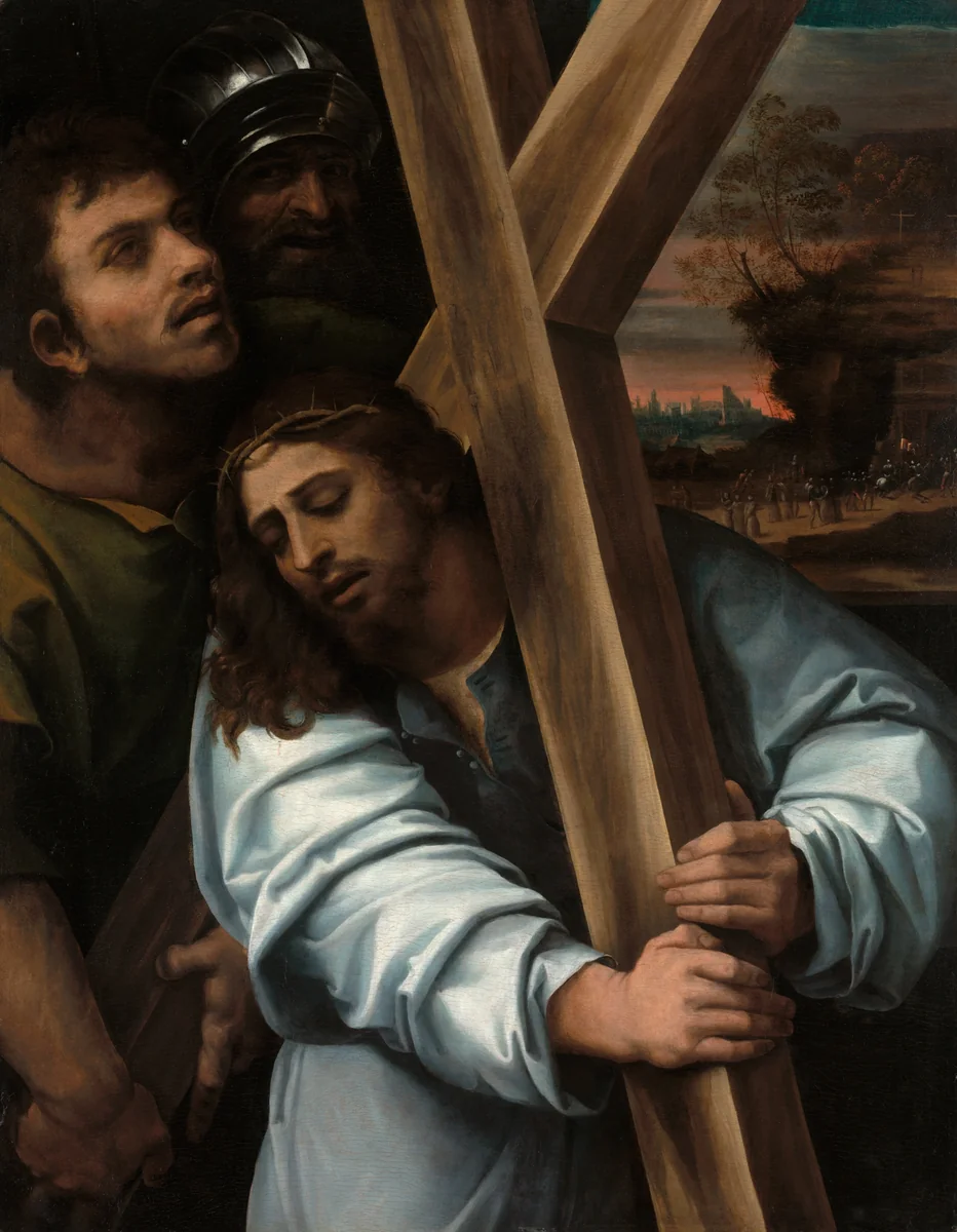 Christ Carrying the Cross by Sebastiano del Piombo, painting, 1515-1517