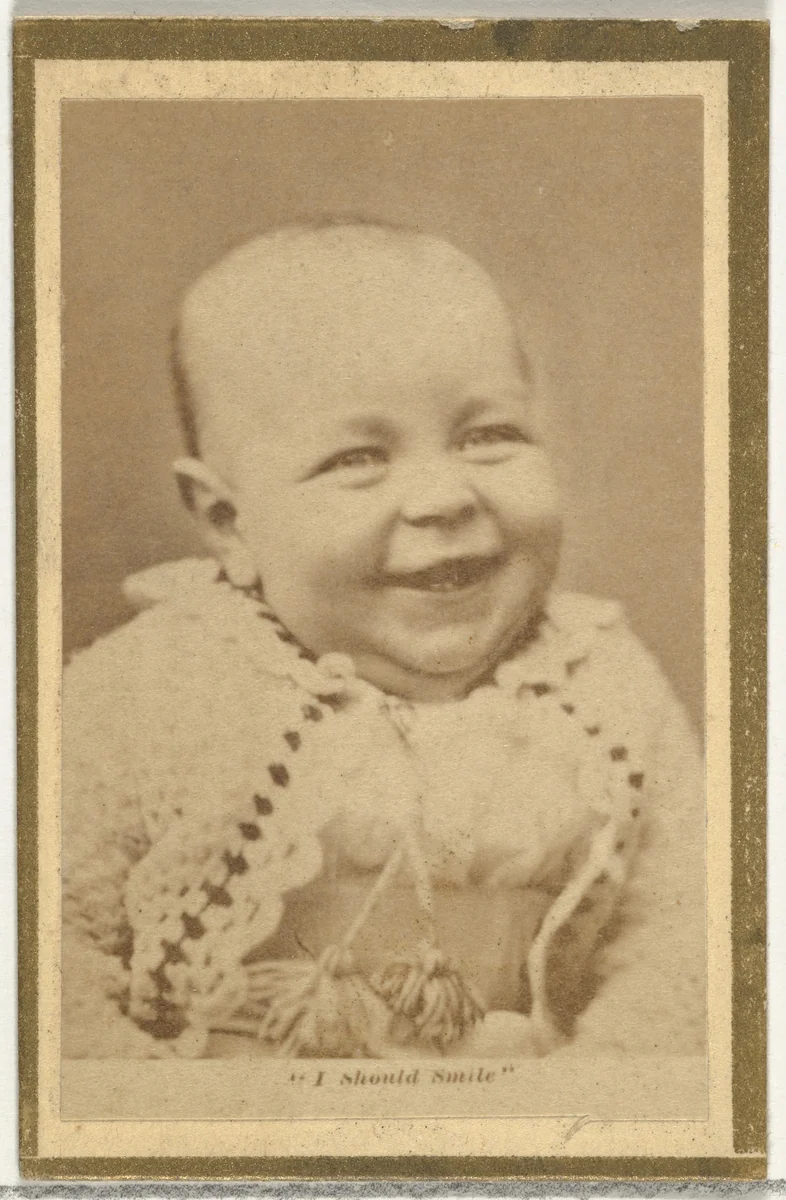 I Should Smile, from the Actresses and Celebrities series (N60, Type 2) promoting Little Beauties Cigarettes for Allen & Ginter brand tobacco products by Allen & Ginter, photograph, 1887