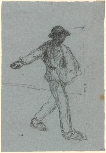The Sower by Jean-François Millet, drawing, 1814-1875
