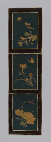 Panel (Furnishing Fabric) by China, textile, 1875-1900