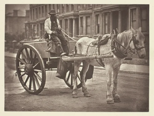 The Water-Cart by John Thomson
Adolphe Smith, photograph, 1881