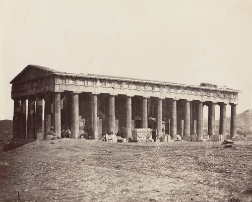 The Theseum by James Robertson; Felice Beato; Antonio Beato, photograph, 1857