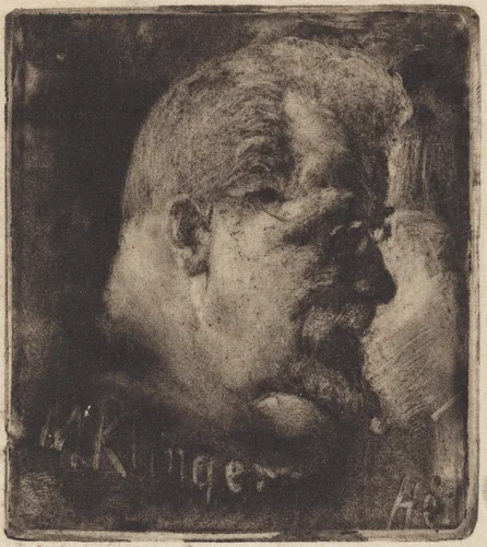 Max Klinger by Hubert von Herkomer, print, 1849-1914