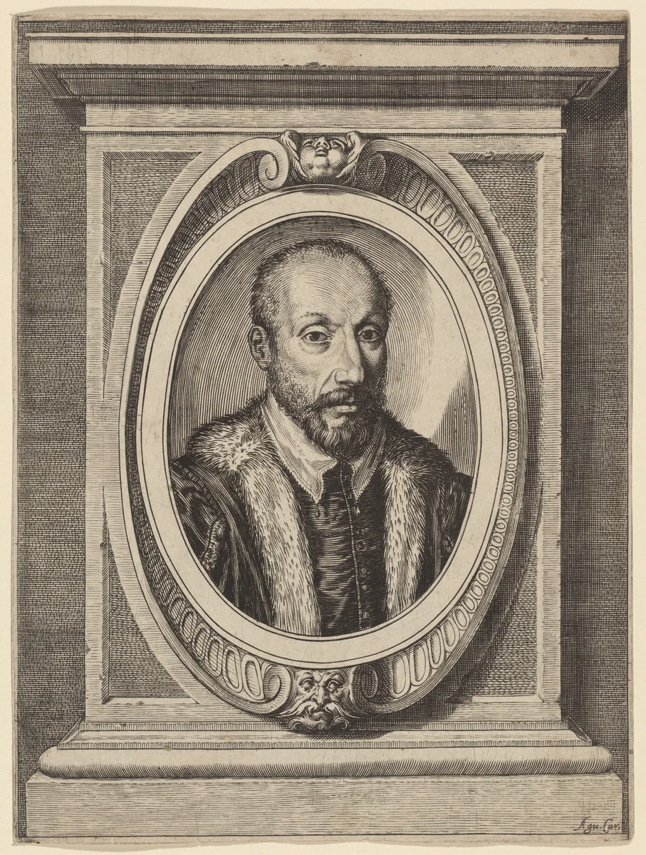 Pietro Antonio Tolentino by Agostino Carracci, print, 1580-1590