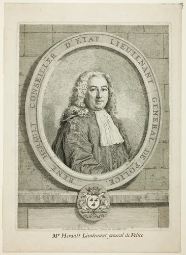 René Hérault by Jean-Étienne Liotard, print, 1731