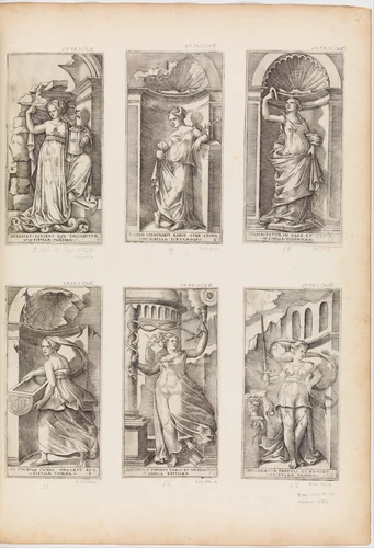 The Libyan Sibyl by Master with the Name of Jesus, print, 1500-1599