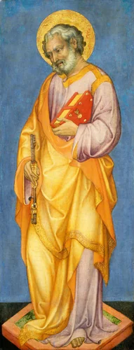 Saint Peter by Michele Giambono, painting, 1445-1450