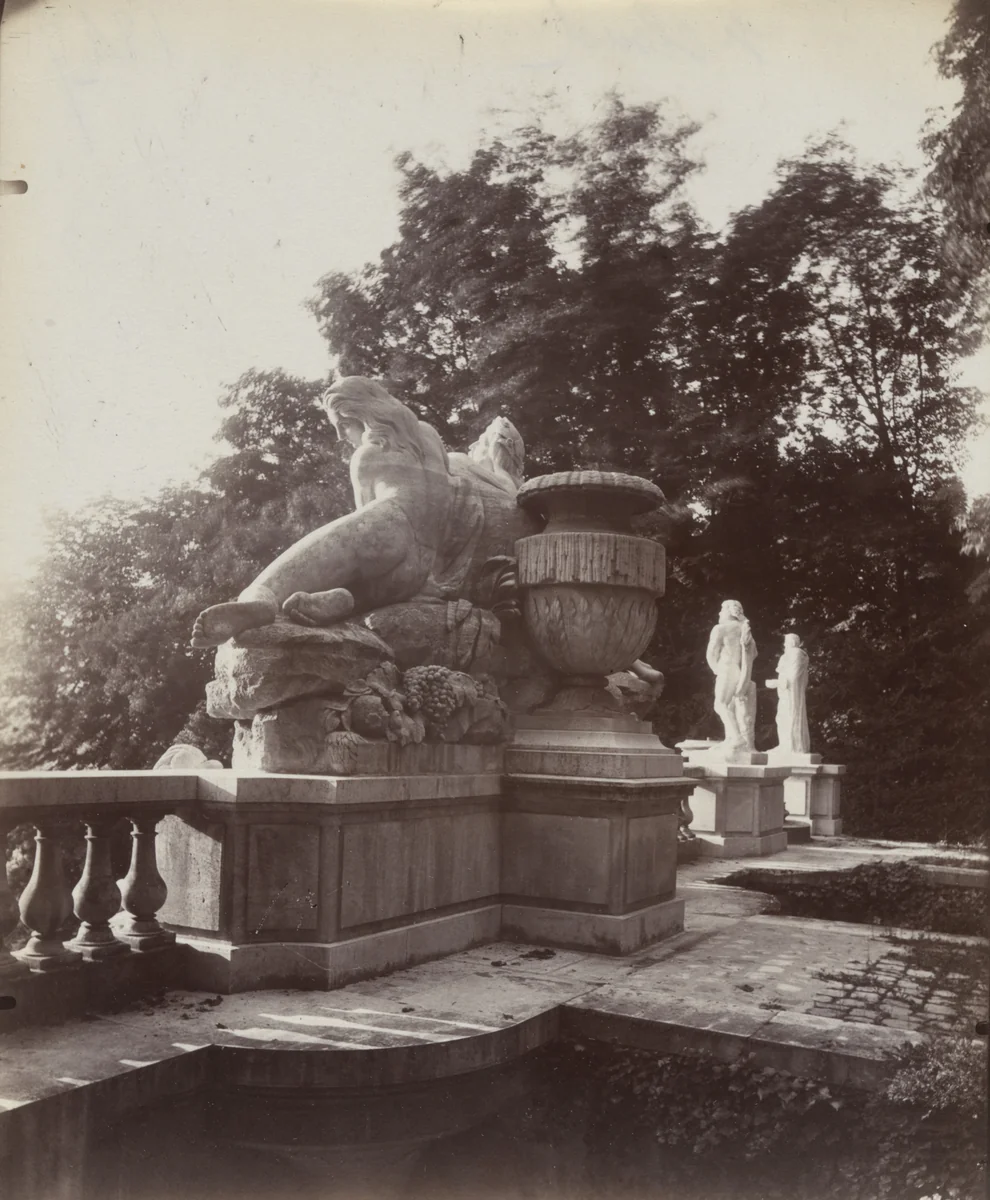 Saint-Cloud by Eugène Atget, photograph, 1923