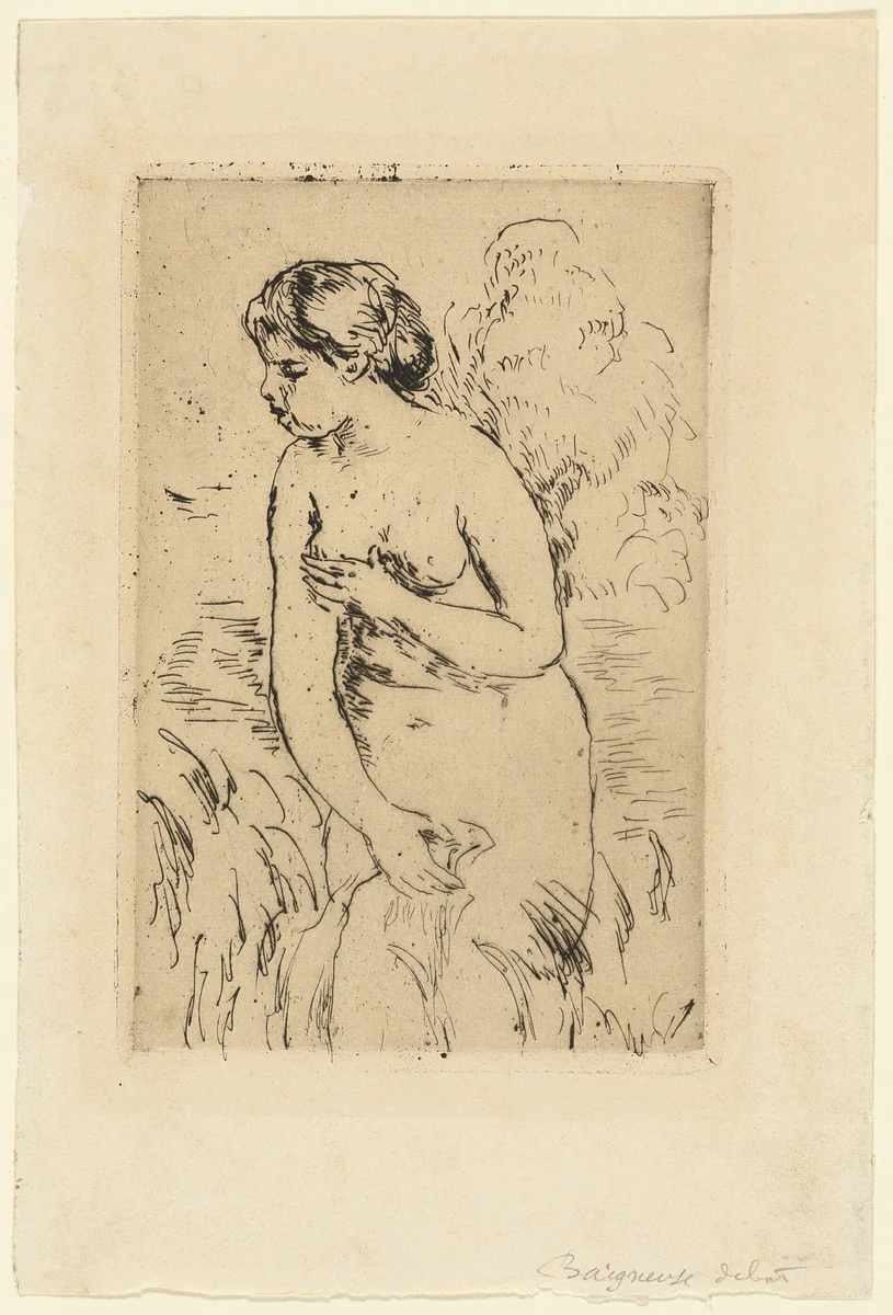 Standing Bather by Pierre-Auguste Renoir, print, 1905-1915