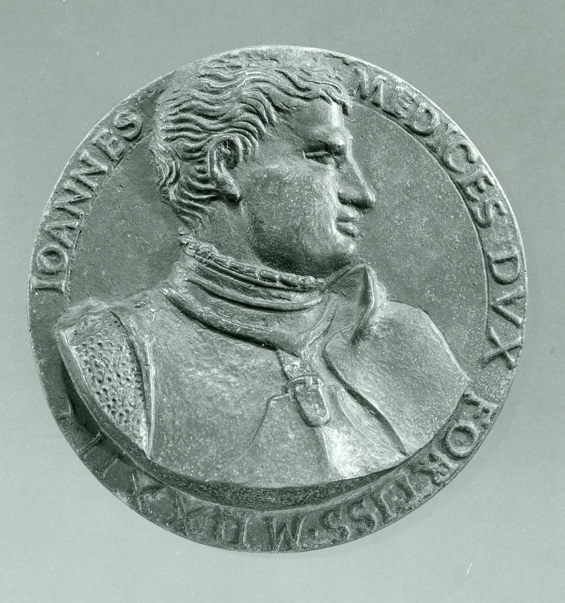 Medal: Giovanni de'Medici delle Bande Nere by Francesco da Sangallo, metalwork, 1522-1575