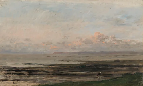 Beach at Ebb Tide by Charles-François Daubigny, painting, 1850-1878