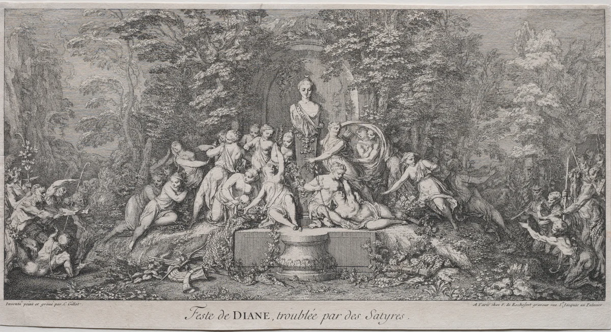 The Four Festivals by Claude Gillot, print, 1693-1722