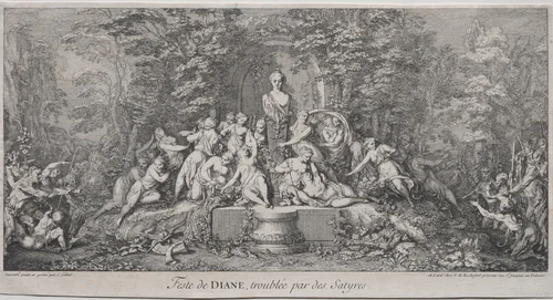 The Four Festivals by Claude Gillot, print, 1693-1722