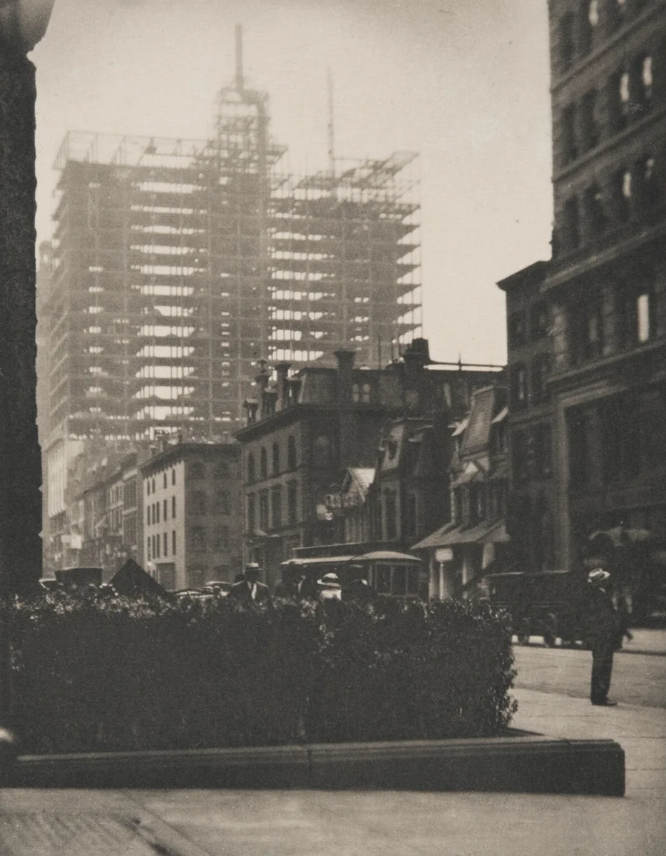 Old and New New York by Alfred Stieglitz, photograph, 1910