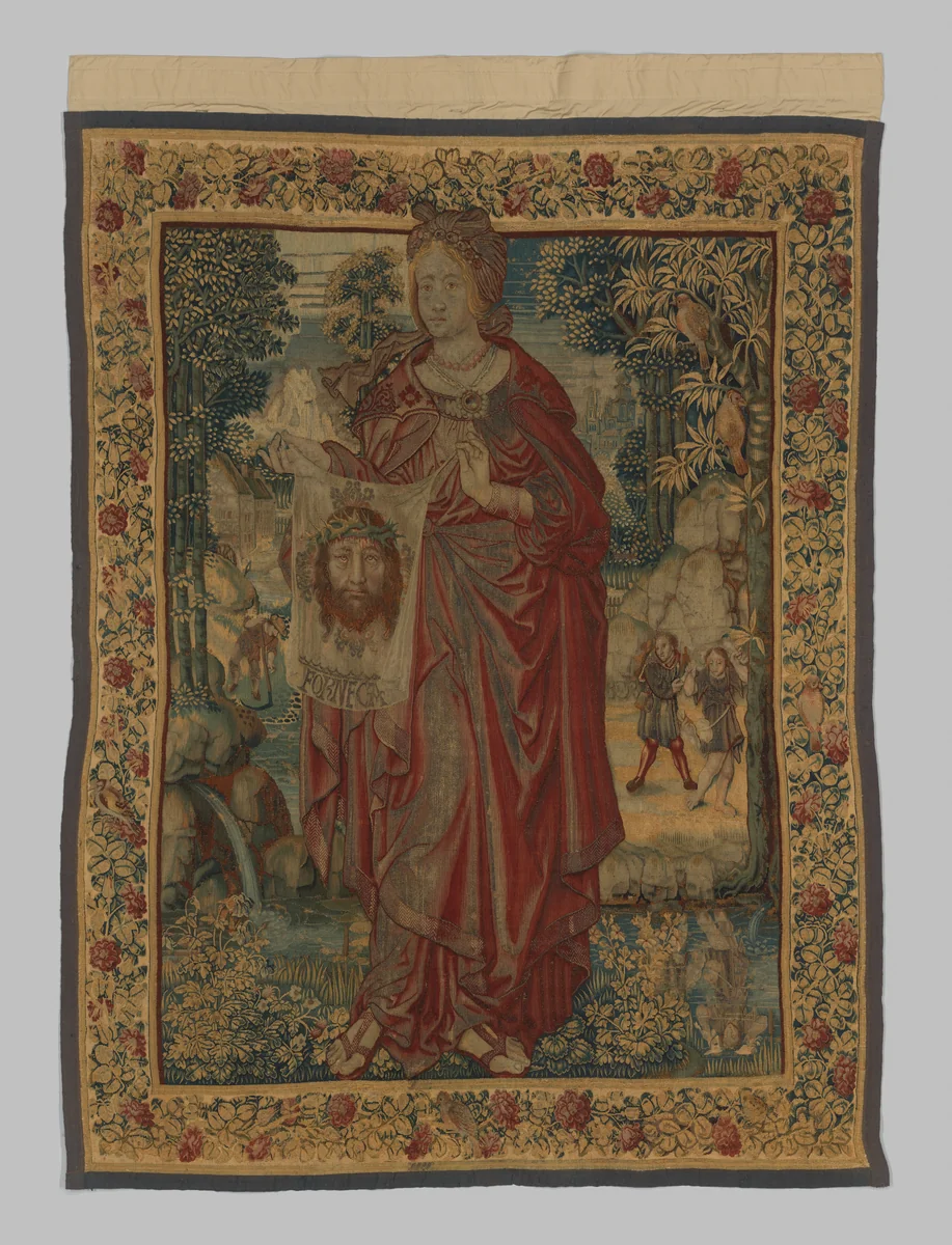 Saint Veronica by Bernard van Orley, textile, 1520-1530
