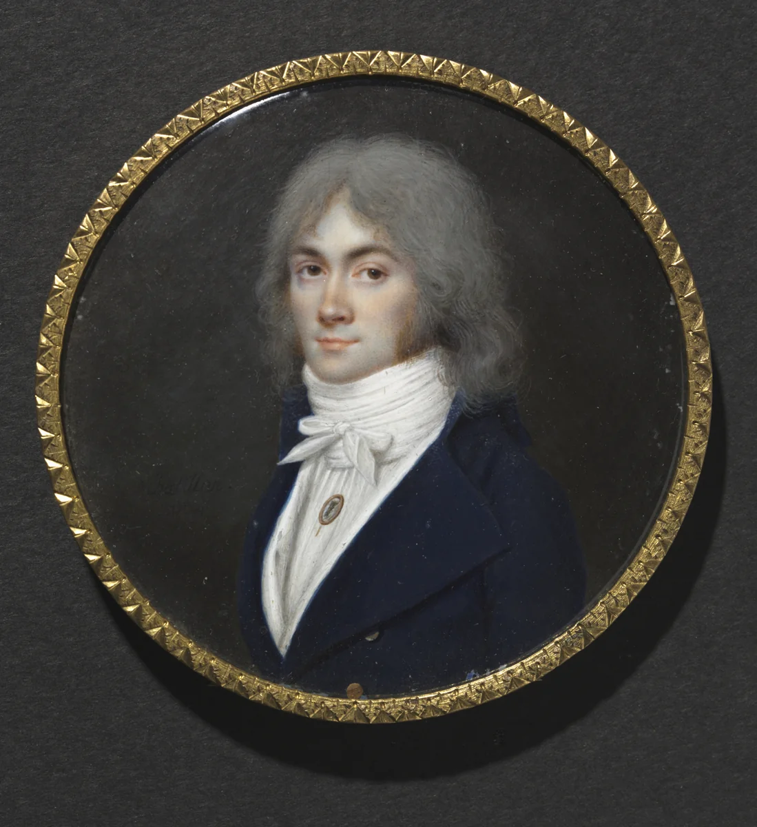 Portrait of a Man by Charles de Chatillon, painting, 1795-1796
