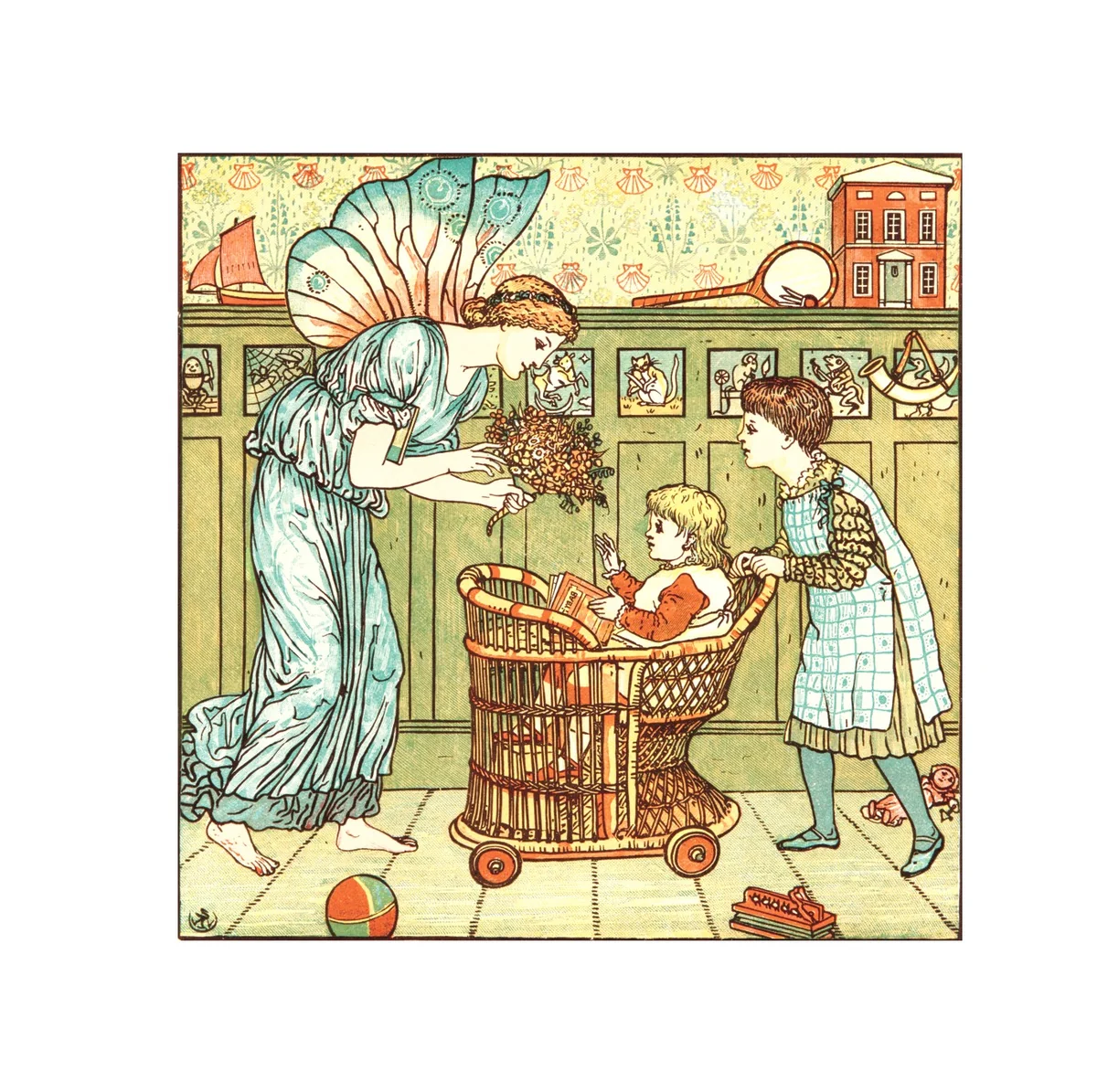 Walter Crane's Painting Book by Walter Crane, book, 1884-1900