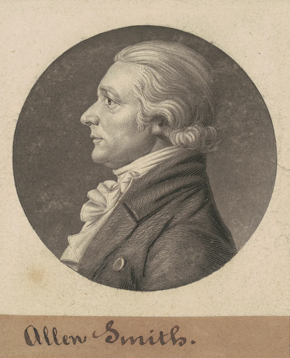 Mr. Smith by Charles B. J. Févret de Saint-Mémin, print, 1801