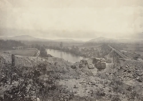 Allatoona Pass, from the Etawah from the album Photographic Views of Sherman's Campaign by George N. Barnard, photograph, 1864