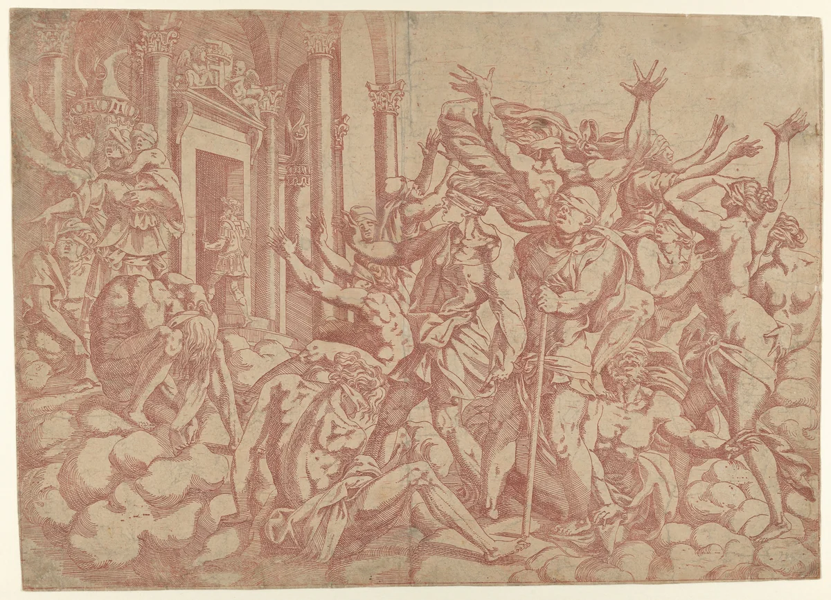 Ignorance Defeated by Antonio Fantuzzi, print, 1540-1545