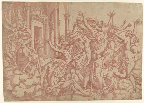 Ignorance Defeated by Antonio Fantuzzi, print, 1540-1545