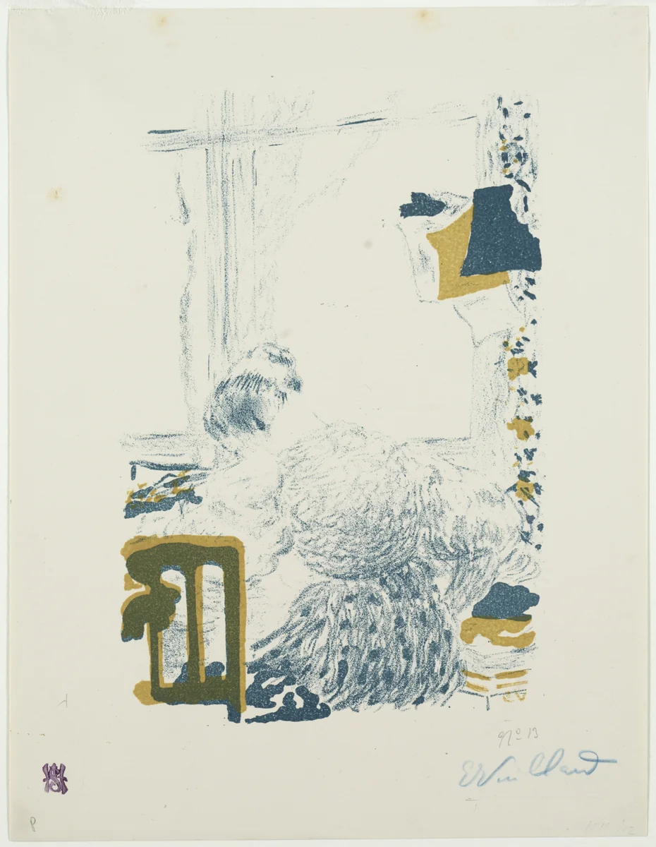 The Dressmaker by Edouard Vuillard, print, 1895