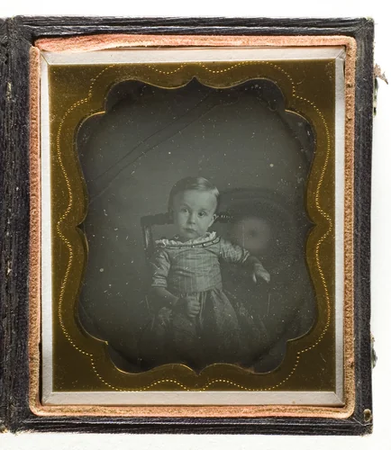Eben Matthews as a Child by Artist Unknown, photograph, 1839-1860