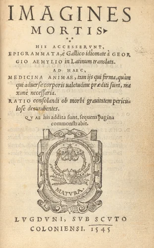 Imagines Mortis (Images of Death) by Hans Lützelburger, volume, 1525-1545