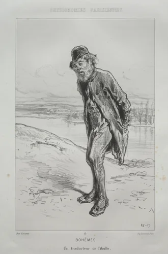 Bohèmes by Paul Gavarni, print, 1824-1866