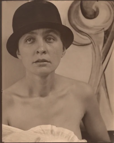 Georgia O'Keeffe by Alfred Stieglitz, photograph, 1918