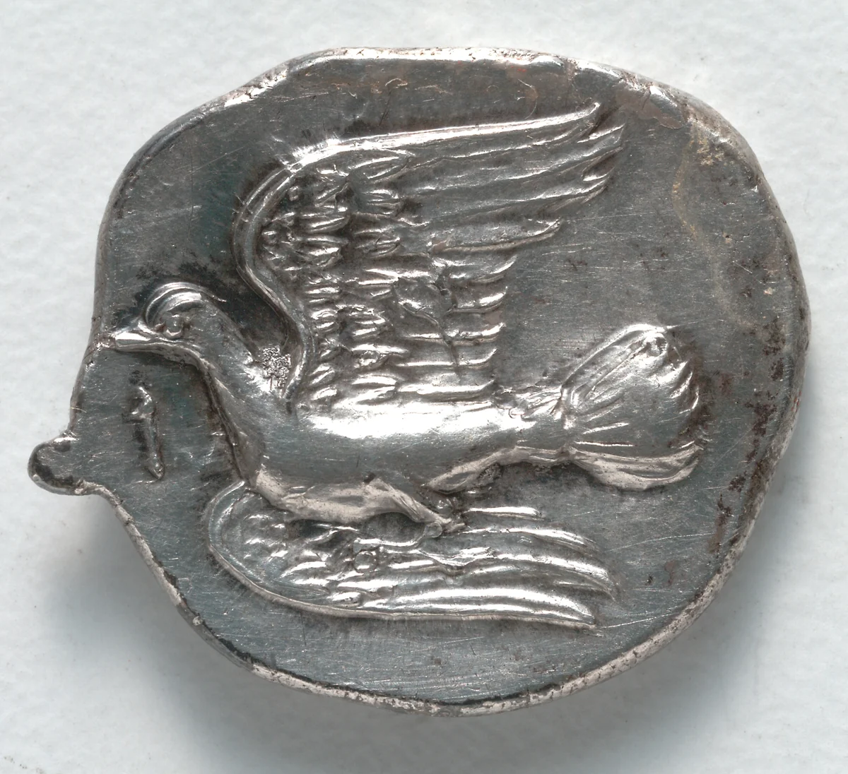 Hemidrachm: Dove (reverse) by Unknown, metalwork, -400--323
