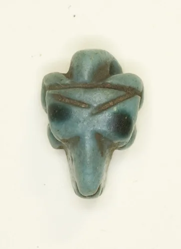 Amulet of a Ram's Head by Egyptian, metalwork, -1500--664