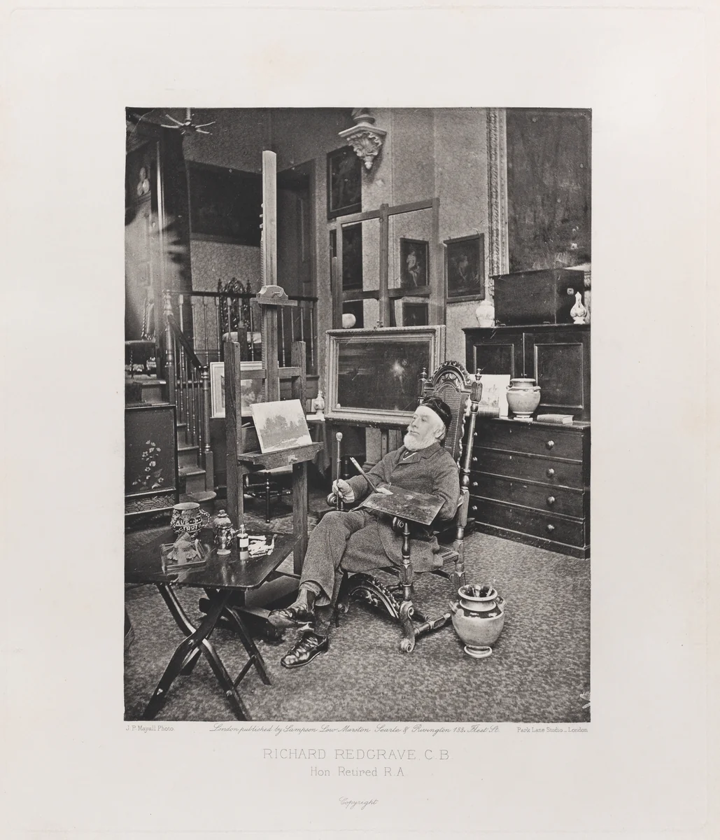 Richard Redgrave, C.B., Hon. Retired R.A. by Joseph Parkin Mayall, print, 1884